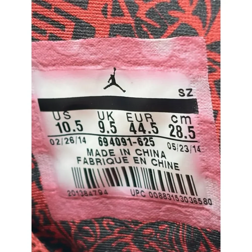 Nike Air Jordan Retro 6 History Of Jordan Spizike Mens Size 10.5 US 694091-625